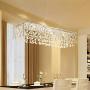 Chandelier Pendant Light Lamp LED Restaurant Hanging Lights Nordic Glass Deco Lighting Living Room fixtures Dining Room Pendant Lamps L100cm W30cm