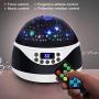 Stars Night Light Projector with Timer & Music, Remote Control Projection Lamp for Kids, Rotating Kids Night Lights for Bedroom, Sleep Helper and Gift Choice for Babies Girls Boys (Black)