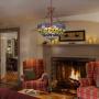 Capulina Tiffany Hanging Lamp, Large Dragonfly Stained Glass Lamps, Tiffany Pendant Lighting, 4-Light Hanging Tiffany Lamp, W21'' Wide Tiffany Dining Room Light, Hanging Light