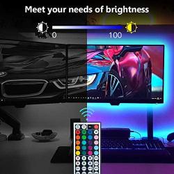 GIREALO LED Strip Lights 16.4ft,RGB LED Light Strip Stronger 5050 LED with 44 Keys Remote,Color Changing LED Strip for Bedroom,Living Room,Home,TV,Kitchen,Party Decoration