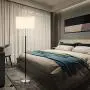Floor Lamp with Big Drum Lampshade, Standing Lamp with Bulb and Convenient Pull Chain Foot Switch, Tall Light for Reading Living Room, Couch Side White Big Corner Lamp, H 67 (Bulb Included)
