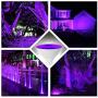 2 Pack BlueX LED Par38 Flood Purple Light Bulb - 18W (120Watt Equivalent) - Dimmable - E26 Base Purple LED Lights, Party Decoration, Porch, Home Lighting, Holiday Lighting, Purple Flood Light