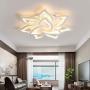 AXSHINE 10 Petals LED Ceiling lamp 110-120V Modern Acrylic Ceiling Lights, White Metal Light,Dimmable Chandelier Used for Living Room, Bedroom, Dining Room Lighting Fixture Ceiling Light（3000-6000k）