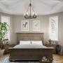 ISURAUL Wagon Wheel Chandelier, Round Farmhouse Chandeliers 6-Light Fixture with Natural Ropes for Dining Room, Living Room, Bedroom, Foyer and Kitchen Island