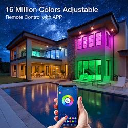 Led Lights Bluetooth Color Changing RGB Lighting 50ft Led Strip Lights Sync to Music with App Controller