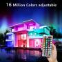 Daybetter Led Lights Color Changing Led Strip Lights with Remote Controller-60ft
