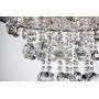 Saint Mossi Chrome Modern K9 Crystal Chandelier Lighting LED Ceiling Light Fixture Pendant Lamp for Dining Room Bathroom Bedroom Livingroom 7G9 Bulbs Required H19'' W22''