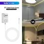 Sunity LED Strip Lights 32.8ft for Bedroom, with 8.2ft Long Power Cord, 44 Keys Remote Control, and 300 Bright 5050 RGB LEDs for DIY House/Kitchen/Ceiling/Bedroom Decoration