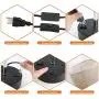 Lifeholder USB Lamp, Table Lamp with Warm White LED Bulb, Bedside Nightstand Lamp Built in Dual USB Port & A Power Outlet, Desk Lamp Perfect for Bedroom, Living Room or Office (Round) Lifeholder USB Lamp, Table Lamp with Warm White LED Bulb, Bedside Nightstand Lamp Built in Dual USB Port & A Power Outlet, Desk Lamp Perfect for Bedroom, Living Room or Office (Round)