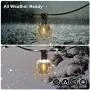 50FT LED G40 Globe String Lights, Shatterproof Outdoor Patio String Lights 2200K with 50+2 Dimmable Edison Bulbs, 50 Backyard Hanging Lights, Bistro Light Waterproof for Balcony Party Wedding Market 50FT LED G40 Globe String Lights, Shatterproof Outdoor Patio String Lights 2200K with 50+2 Dimmable Edison Bulbs, 50 Backyard Hanging Lights, Bistro Light Waterproof for Balcony Party Wedding Market