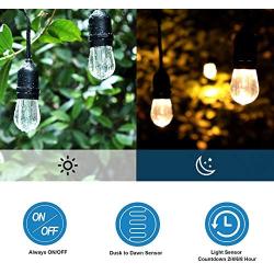 DEWENWILS ODT12B Outdoor Light Sensor Timer, Waterproof Plug in Dusk to Dawn Outlet Timer Switch, 100 ft Remote Control, 2 Grounded Electrical Outlets for Christmas Holiday Light 1/2HP UL Listed