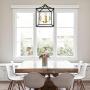 Z-LIGHT 3-Light Chandelier, Modern Lighting Fixture Farmhouse Rustic Pendant Light for Dining Room, Kitchen Island, Hallway (Gold in Black) Z-LIGHT 3-Light Chandelier, Modern Lighting Fixture Farmhouse Rustic Pendant Light for Dining Room, Kitchen Island, Hallway (Gold in Black)