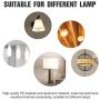 4 Pack Emergency-Rechargeable-Light-Bulb, 3000K Soft White Light Bulbs, Stay Lights Up When Power Failure, 1200mAh 15W 80W Equivalent LED Light Bulbs for Home, Camping, Tent (E27, with Hook)