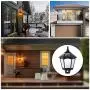 Aityvert Solar Lights Outdoor-2 in 1 Solar Wall Sconce-Solar Motion Sensor Lights with Flickering Flames-Landscape Decoration Lighting Dusk to Dawn Auto On/Off Wall Lights for Garden 1 Pack