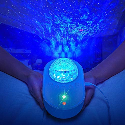 Galaxy Projector Gifts for Women, Led Nebula Bedroom Adult Birthday Lamp Cloud Moon Real Star Wave Ocean Space Globe Sensory Lights, Bluetooth Starlight Sky Lite Toddler Room Kids Night Light Remote