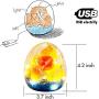 Himalayan Rock Crystal Salt Lamp,Natural Crystal Night Light USB Nightstand Lamps Nursery Lamps for Bedroom, Living Room,Kids Room,Office, Home Decor Gift