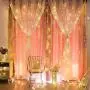 Window Curtain String Light Wedding Party Home Garden Bedroom Backdrop Outdoor Indoor Wall Super Cute Decoration, Warm White Window Curtain String Light Wedding Party Home Garden Bedroom Backdrop Outdoor Indoor Wall Super Cute Decoration, Warm White