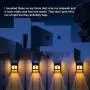 Solar Deck Lights, Led Outdoor Garden Decorative Wall Mount Fence Post Lighting, 6 Packs