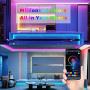 Led Strip Lights Flexible Led Light Strips Color Changing Music Sync RGB Rope Light 39.42 Feet with Remote Led Lights for Bedroom Room Home Kitchen TV