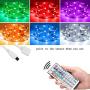 Arioskood Led Strip Lights 16.4ft RGB Led Room Lights, 5050 Led Tape Lights, 12V Power Supply Color Changing, Power Supply Led Lights for Bedroom Home Kitchen Decoration
