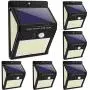 Solar Lights Outdoor - New Upgrade 144 LEDs Motion Sensor Light Outdoor Solar Powered Security Light IP65 Waterproof Led Motion Sensor Outdoor Light Bright Wireless Wall Lights with 3 Modes(6 Pack) Solar Lights Outdoor - New Upgrade 144 LEDs Motion Sensor Light Outdoor Solar Powered Security Light IP65 Waterproof Led Motion Sensor Outdoor Light Bright Wireless Wall Lights with 3 Modes(6 Pack)