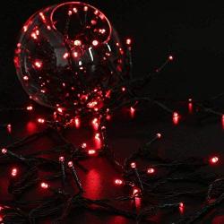 MAOKOT Solar String Lights, 1Pack 72ft Red Solar Powered String Lights, Waterproof 200 LED Solar Christmas Lights Outdoor for Patio Yard Fence House DeckDecor(Red)