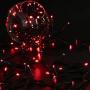 MAOKOT Solar String Lights, 1Pack 72ft Red Solar Powered String Lights, Waterproof 200 LED Solar Christmas Lights Outdoor for Patio Yard Fence House DeckDecor(Red)