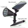 Solar spotlights outdoor 7 led multi color Solar Garden Lights for the patio law garden (changing & fixed color) 2 pack