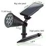 Solar spotlights outdoor 7 led multi color Solar Garden Lights for the patio law garden (changing & fixed color) 2 pack