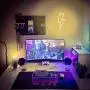 Lightning Bolt Neon Sign, Neon Signs for Wall Decor Bedroom, USB or Battery Decor LED Signs,Light Up Signs Decorative Neon Light Sign for Home,Halloween,Christmas,Party,Kids Living Room (White)
