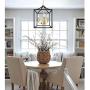 Z-LIGHT 3-Light Chandelier, Modern Lighting Fixture Farmhouse Rustic Pendant Light for Dining Room, Kitchen Island, Hallway (Gold in Black) Z-LIGHT 3-Light Chandelier, Modern Lighting Fixture Farmhouse Rustic Pendant Light for Dining Room, Kitchen Island, Hallway (Gold in Black)