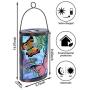 Hanging Solar Lantern Outdoor Decorative Waterproof LED Solar Butterfly Lights Tabletop Lamp for Outdoor Patio Garden