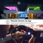 Onforu 49.2ft Smart WiFi LED Strip Lights,15m RGB Light Strip Compatible with Alexa, Google Assistant, Dimmable Colored LED Light Strip by App Control, Music Synchronize Color Changing Tape Lights