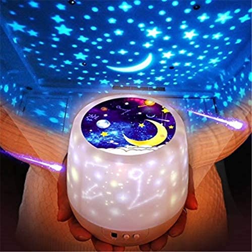 Night Lights for Kids, Universe Star Projector Kids Night Light for Bedroom, Multifunctional Night Light Star Projector Lamp Best Birthday Christmas Gifts - 5 Sets of Film