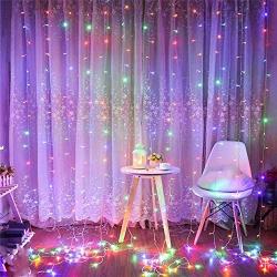 304 LED Window Curtain String Light Wedding Party Home Garden Bedroom Outdoor Indoor Wall Decorations