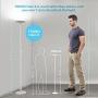 TROND LED Torchiere Floor Lamp, Modern Sky Tall Dimmable Lamp 30W, 5500K Natural Daylight, Max. 5000lm, 71-Inch, 30-Min Timer, Standing Pole Uplight for Living Room Bedroom Office, Silver