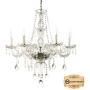 Saint Mossi Chandelier Modern K9 Crystal Raindrop Chandelier Lighting Flush Mount LED Ceiling Light Fixture Pendant Lamp for Dining Room Bathroom Bedroom Livingroom 6 E12 Bulbs Required H28 W28 Saint Mossi Chandelier Modern K9 Crystal Raindrop Chandelier Lighting Flush Mount LED Ceiling Light Fixture Pendant Lamp for Dining Room Bathroom Bedroom Livingroom 6 E12 Bulbs Required H28 W28