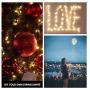 Photo Clip String Light - 33Ft 100LED Fairy Lights with Clips for Pictures, Photo Lights with 50 Clear Clips for Dorm Bedroom Wall/Wedding Décor