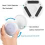 AMIR Upgraded Motion Sensor Light, Cordless Battery-Powered LED Night Light, Stick-Anywhere Closet Lights Stair Lights, Safe Lights for Hallway, Bathroom, Bedroom, Kitchen (Warm White - Pack of 3)