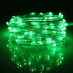 SOLARMKS 2 Pack Solar String Lights ,33ft 100 LED Copper Wire Solar Lights Outdoor Waterproof Garden Decoration for Patio, Gate, Yard, Party, Wedding, Christmas,Xmas Tree (Green)