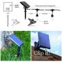 Brightech Ambience Pro Solar - 27 Ft Edison Bulb Outdoor String Lights - Hanging 2W LED Patio Lights Create Old Italian Market Look & Feel in Your Yard - Commercial Grade Waterproof & Weatherproof