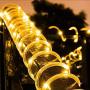 Solar Rope Lights Outdoor, 40ft 100 LED Solar Powered String Lights Waterproof & 8 Modes PVC Tube Copper Wire Fairy Lights for Halloween Garden Patios Decor