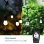 DEWENWILS Outdoor Christmas Light Timer Waterproof, 24-Hour Programmable Heavy Duty Plug in Mechanical Outlet Timer with 2 Grounded Outlets for Electrical Outlets Holiday Light,15A 1/2HP UL Listed