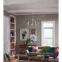 XiNBEi Lighting Chandelier Pendant Light, Nickel Chandeliers with LED Bulb Modern Adjustable Hanging Ceiling Light for Living & Dining Room XB-C1213-6-BN XiNBEi Lighting Chandelier Pendant Light, Nickel Chandeliers with LED Bulb Modern Adjustable Hanging Ceiling Light for Living & Dining Room XB-C1213-6-BN