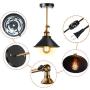 Licperron Dimmable Wall Sconce Plug in, Vintage Antique Style 240 Degree Adjustable Industrial Wall Light with UL Dimmable Switch for Restaurants Bathroom Dining Room Kitchen Bedroom 2 Pack