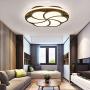 LED Mount Ceiling Lighting, Dimmable Heart-Shaped Ceiling Lights with Remote Control for Living Room/Dining Room/Bedroom-black-52x52x6cm