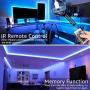 Olafus 65.6ft RGB LED Strip Lights Kit, Dimmable Color Changing Light Strip, 2 pcs 32.8ft Flexible LED Tape Light with Remote, 24V 20m Colored Strip with 600 LEDs 5050 for Bedroom, Living Room, Party