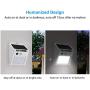TORCHSTAR Outdoor LED Solar Powered Motion Sensor Light, IP65 Waterproof Wireless Outdoor Wall Lighting for Driveway, Patio, Garage, Porch, 6500K Pure White, White, Pack of 4
