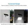 TORCHSTAR Outdoor LED Solar Powered Motion Sensor Light, IP65 Waterproof Wireless Outdoor Wall Lighting for Driveway, Patio, Garage, Porch, 6500K Pure White, White, Pack of 4