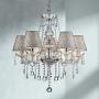 Saint Mossi Chrome K9 Crystal Chandelier Lighting LED Ceiling Light Fixture Pendant Lamp for Dining Room Bathroom Bedroom Livingroom 5 E12 LED Bulbs Required Height 26 x Width 24 Saint Mossi Chrome K9 Crystal Chandelier Lighting LED Ceiling Light Fixture Pendant Lamp for Dining Room Bathroom Bedroom Livingroom 5 E12 LED Bulbs Required Height 26 x Width 24